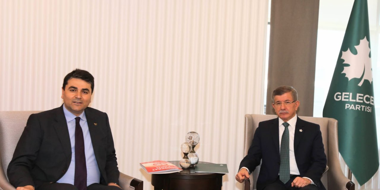 GÜLTEKİN UYSAL, AHMET DAVUTOĞLU’NU ZİYARET ETTİ