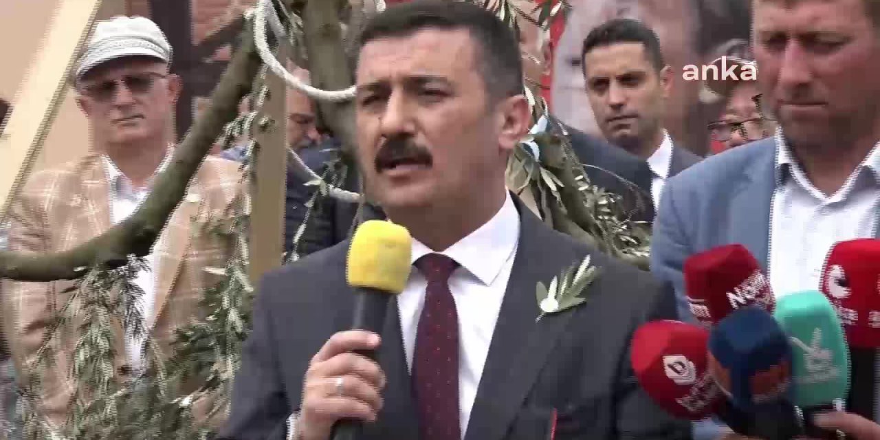 İYİ PARTİ'DEN BURSA'DA MADEN YÖNETMELİĞİ'NE DARAĞAÇLI PROTESTO