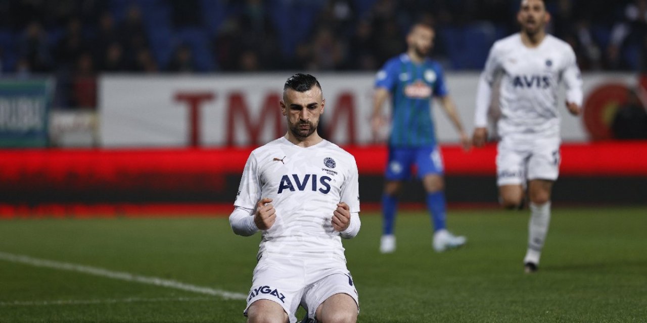 MAÇ OLAYLI BAŞLADI! Fenerbahçe, Çaykur Rizespor’u  0-6 yendi