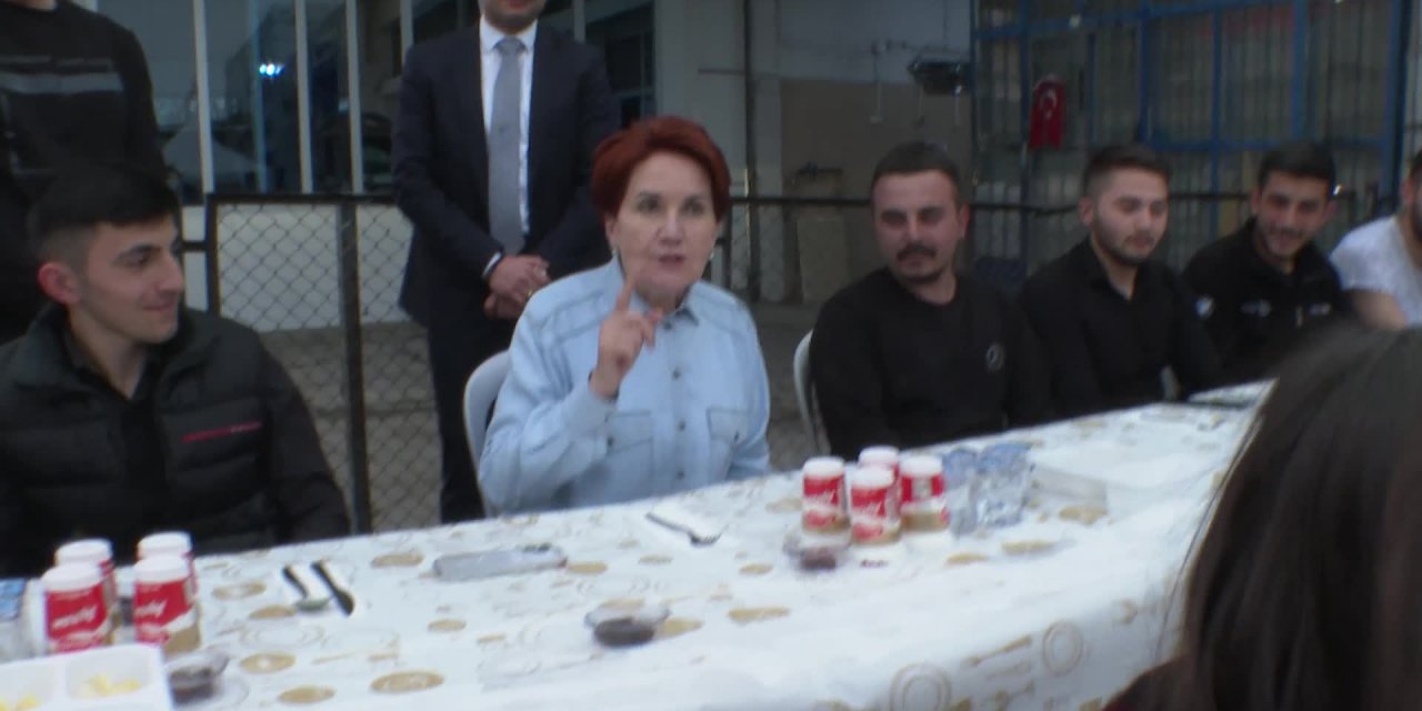 AKŞENER, ANKARA'DA SANAYİ SİTESİİŞÇİLERİİLE İFTARDA BİR ARAYA GELDİ
