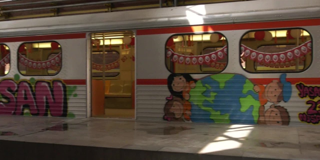 ANKARA BÜYÜKŞEHİR’DEN BAŞKENTLİLERE 23 NİSAN METROSU SÜRPRİZİ