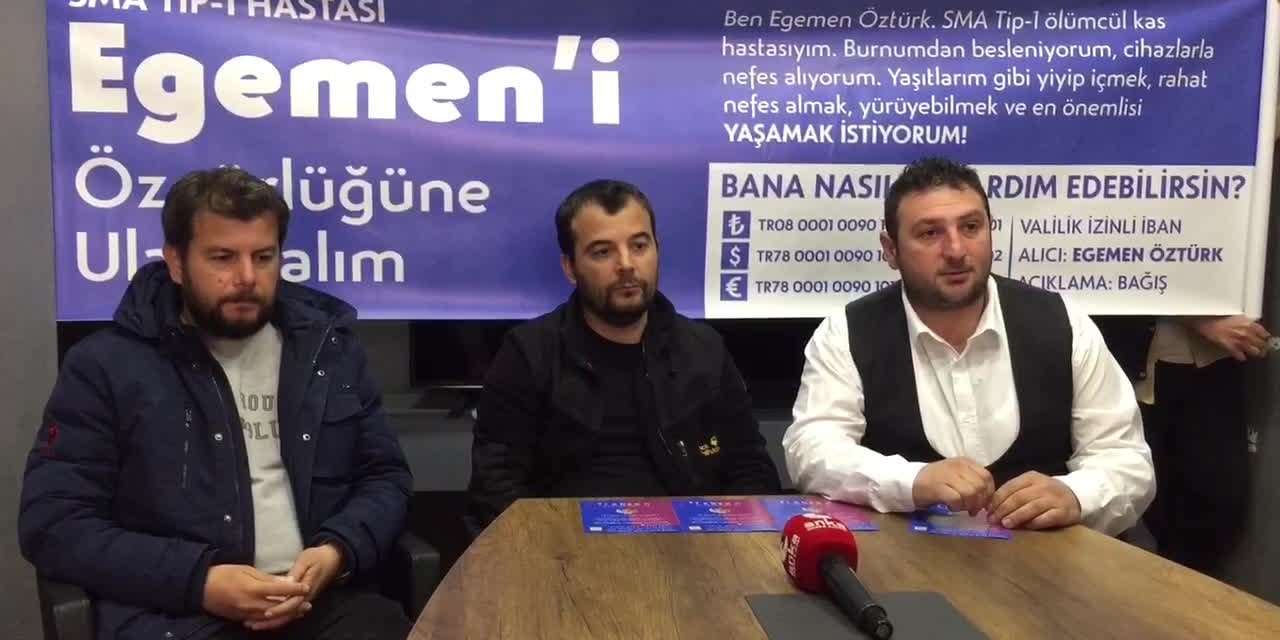 SMA HASTASI EGEMEN BEBEĞİN AİLESİNDEN YARDIM ÇAĞRISI