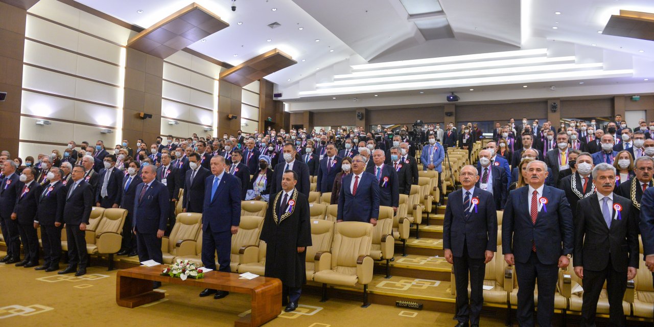 KILIÇDAROĞLU, AYM'NİN 60. KURULUŞ YIL DÖNÜMÜ TÖRENİNE KATILDI