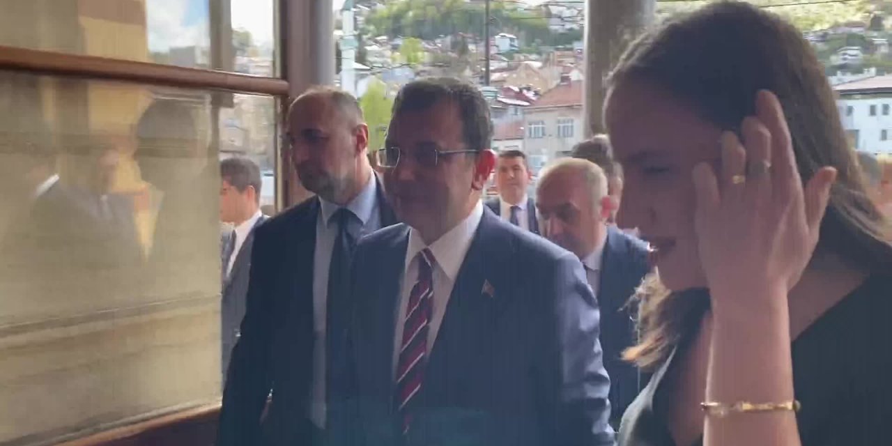 EKREM İMAMOĞLU SARAYBOSNA'DA: "İSTANBUL AYNI ZAMANDA BİR BOŞNAK KENTİ"