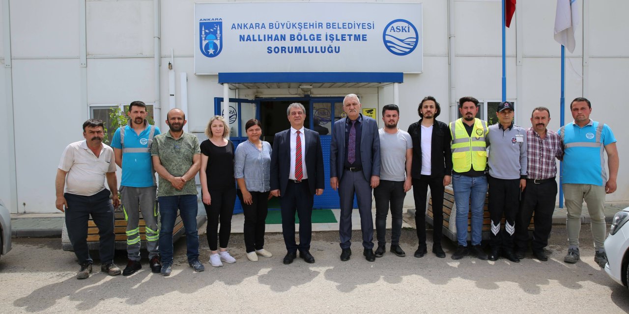 ANKARA BÜYÜKŞEHİR NALLIHAN’A TEMİZ VE SAĞLIKLI SU GÖTÜRDÜ