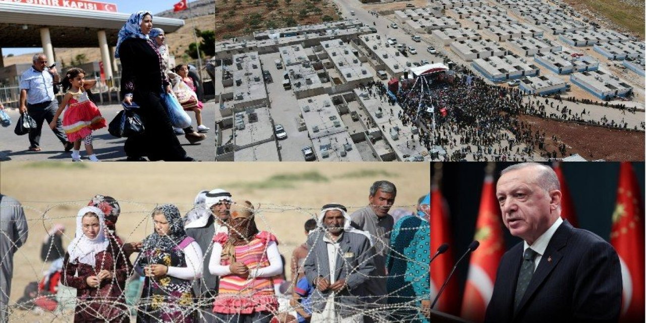 Erdoğan'ın 1 milyon Suriyelinin gönüllü dönüşü için açıkladığı planın detayları belli oldu: İşte öncelikli kentler...