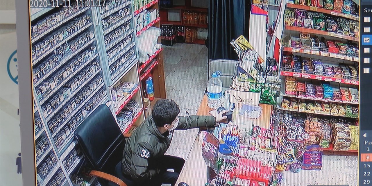 'Kalacak yerim yok' diyerek işe başladığı marketten 1000 lira çaldı