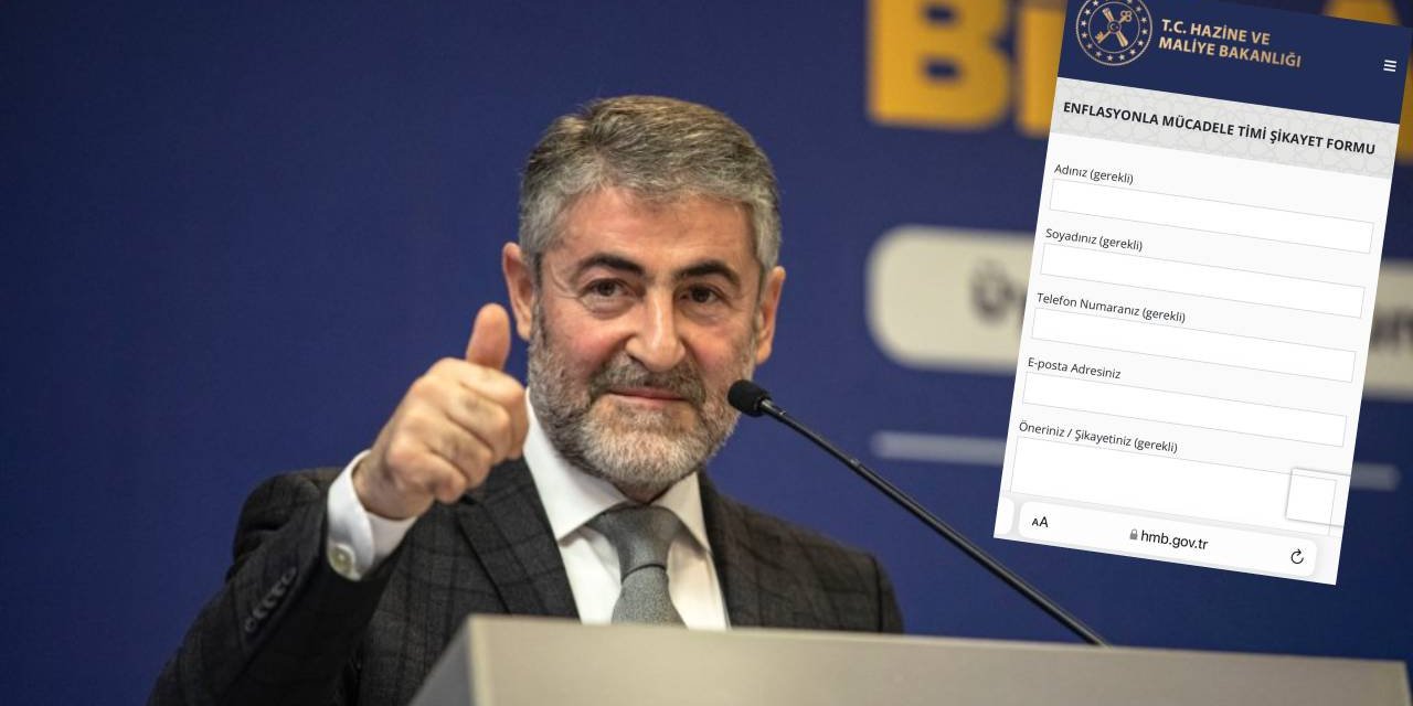 Hazine Bakanlığı'ndan "Enflasyonla Mücadele Timi Şikayet Formu": Vatandaş, fahiş fiyatları bildirebilecek