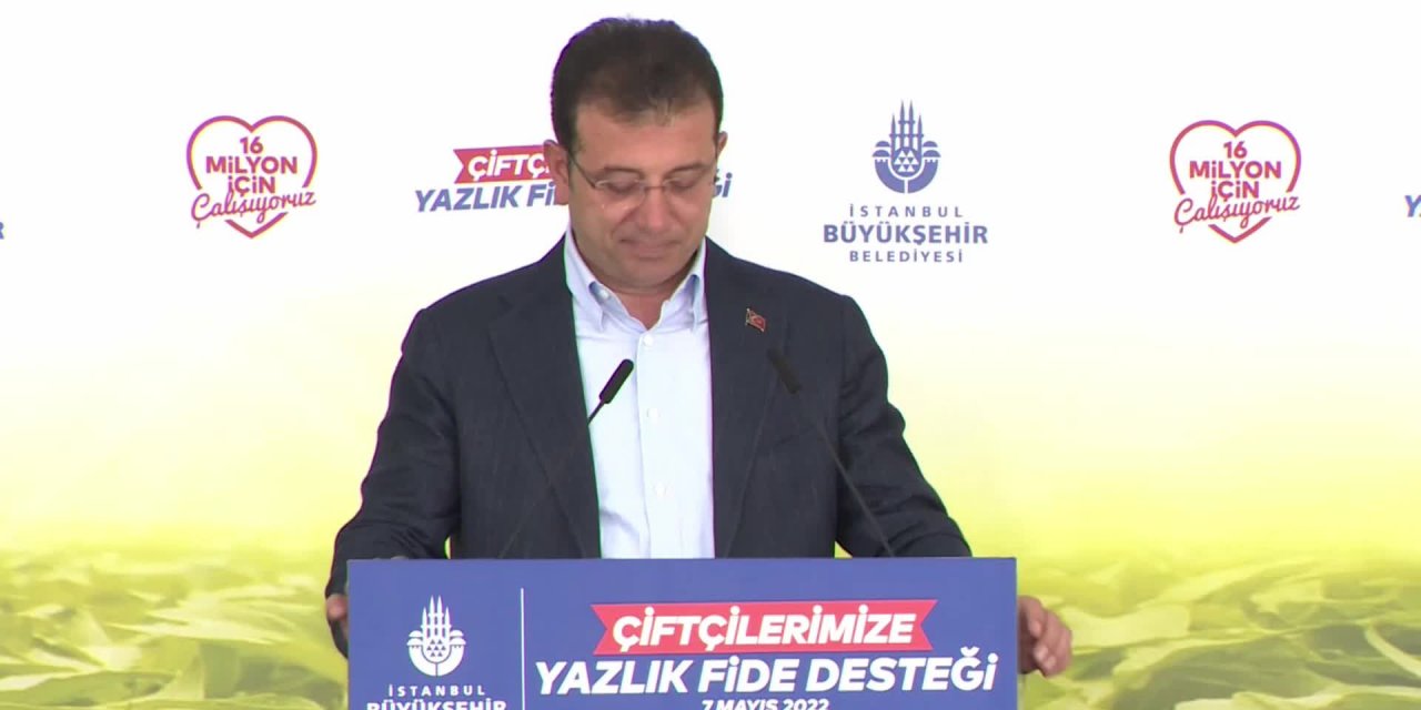 İBB, ÜRETİCİYE 5 MİLYON YAZLIK SEBZE FİDESİ DAĞITIMINA BAŞLADI... İMAMOĞLU: "BİZİ BETON DUVARLAR DEĞİL, BEREKETLİ TARLALAR AYDINLIĞA KAVUŞTURACAK"