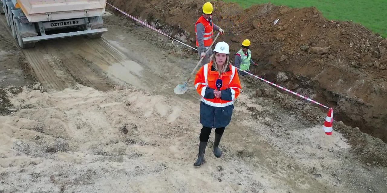 ANKARA BÜYÜKŞEHİR'İN ELMADAĞ’IN İÇME SUYU SORUNUNU ÇÖZECEK PROJESİ İÇİN İLK KAZMA VURULDU