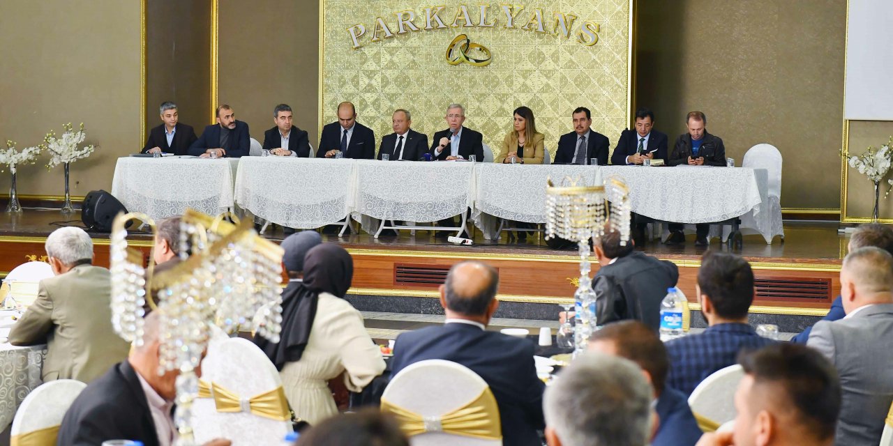 MANSUR YAVAŞ İLÇE ZİYARETLERİNE AKYURT İLE DEVAM ETTİ