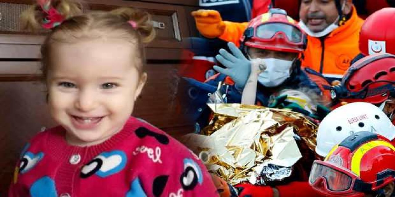 65 saat sonra enkazdan çıkarılmıştı... Elif bebekten güzel haber!