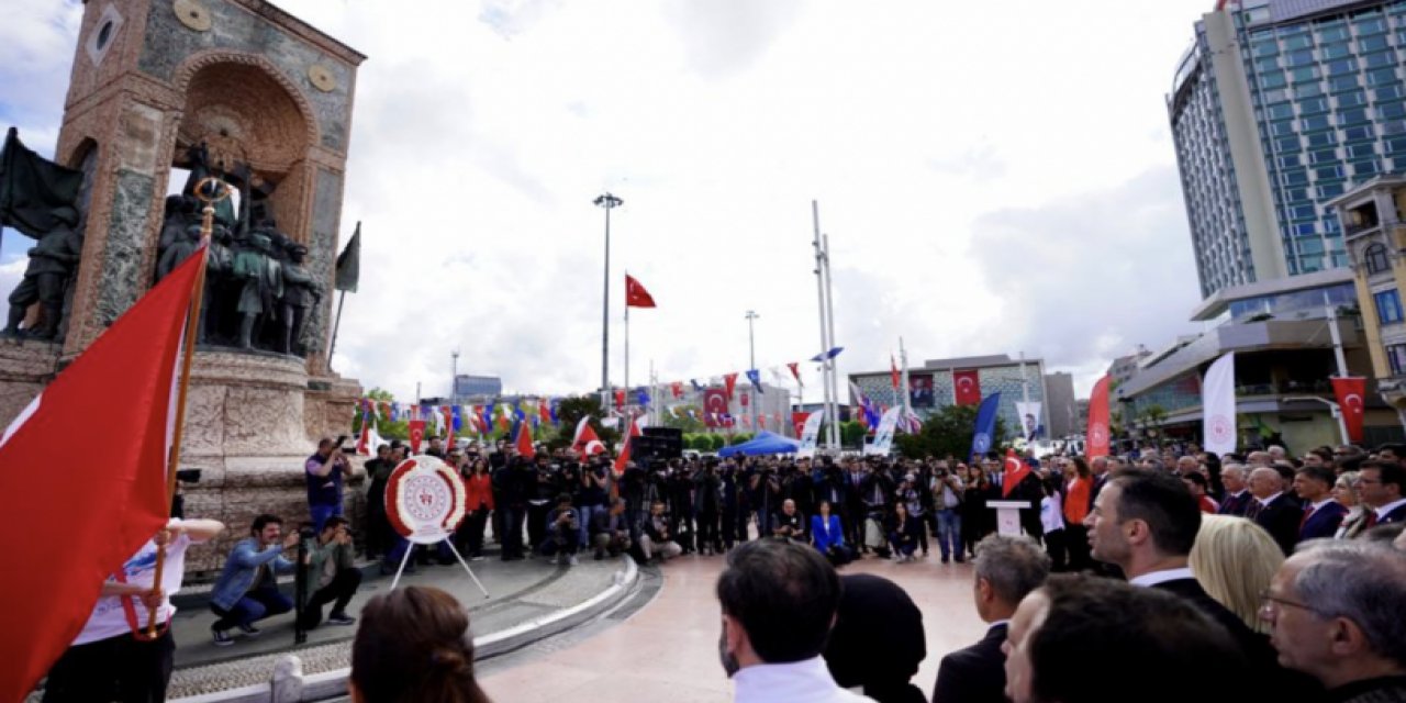 19 Mayıs'ta partililer Taksim'de: İmamoğlu'ndan 'Genç işsizliğim sona erdiği bir ülke diliyorum' açıklaması