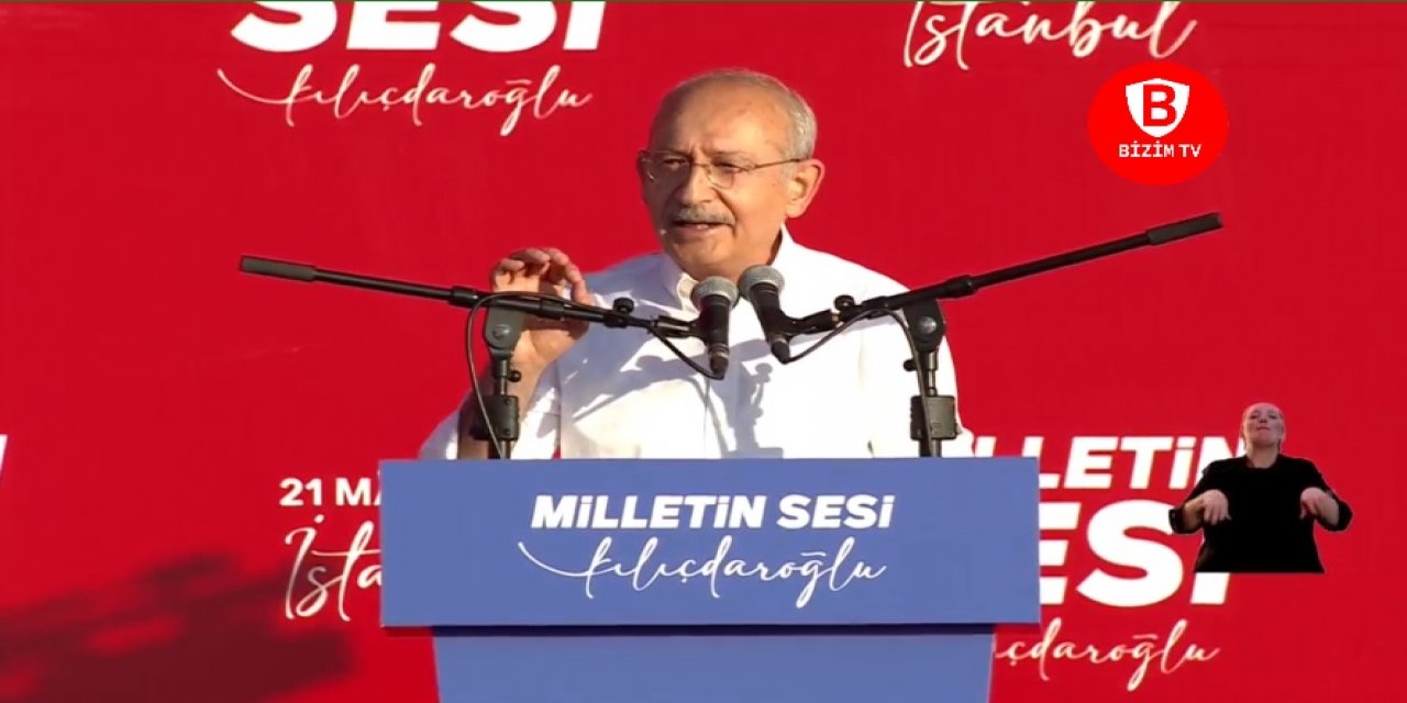 'Milletin Sesi' mitinginde Kılıçdaroğlu: Ülke elden gidiyor birlikte mücadele etmeliyiz