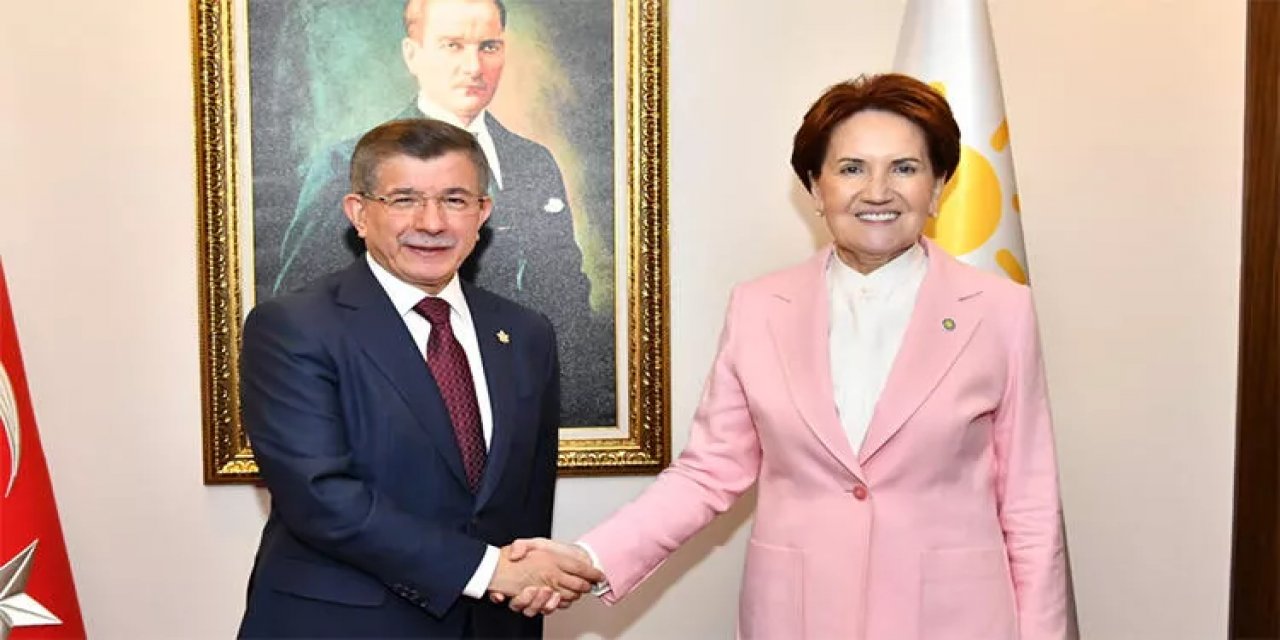 Akşener, Davutoğlu ile görüştü