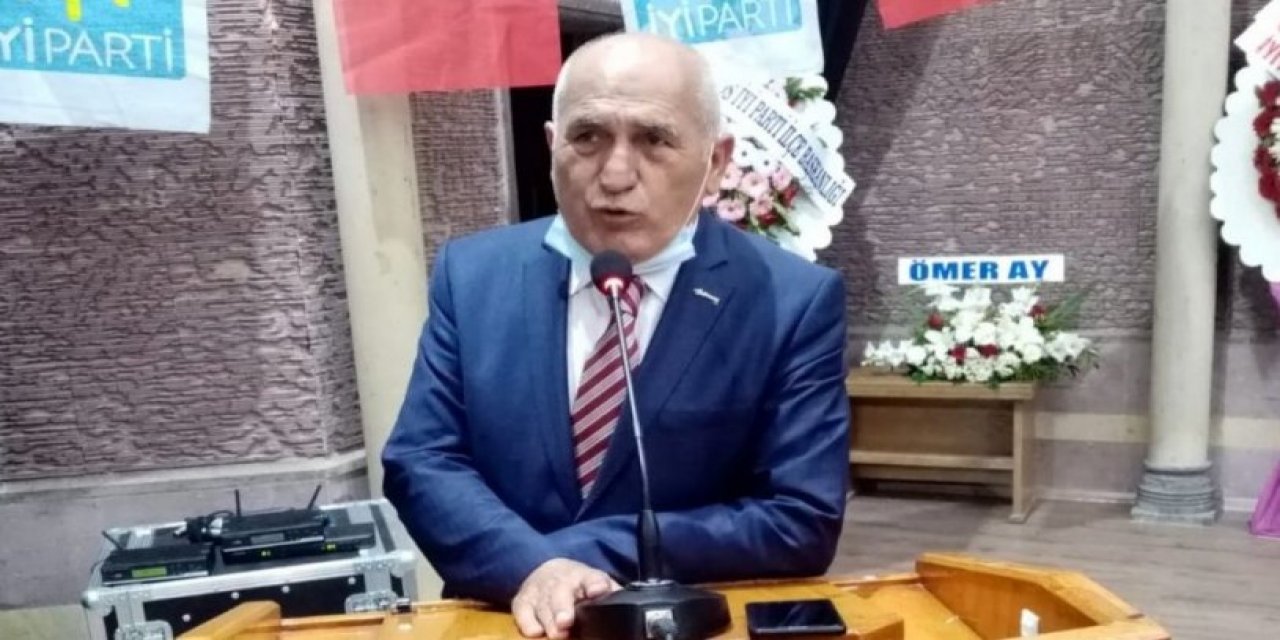 Cinsiyetçi açıklamaları tepki çeken İYİ Parti'li Ömer Ay istifa etti