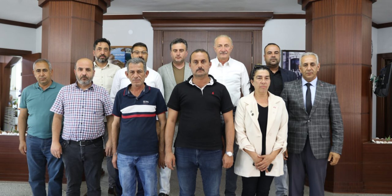 MHP DİDİM İLÇE YÖNETİMİ'NDEN BAŞKAN ATABAY'A ZİYARET