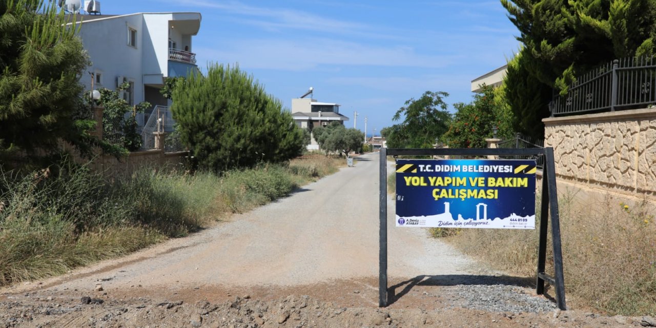 DİDİM'DE ÇALIŞMALAR SÜRÜYOR