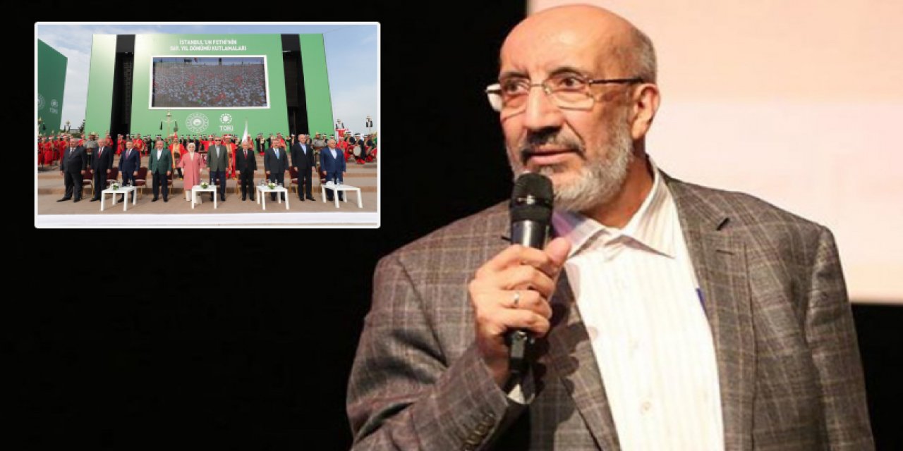 Dilipak'tan Erdoğan'ın katıldığı kutlamaya tepki: 'Fatih'siz fetih kutlaması da gördük'