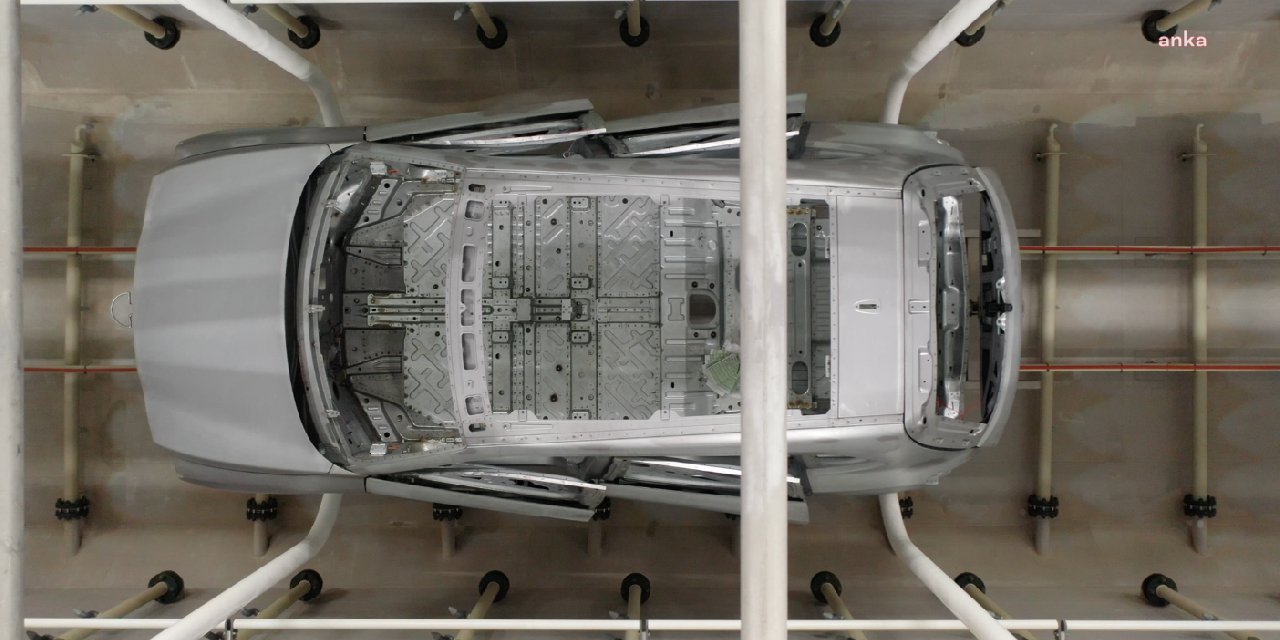 TOGG'un boyahanesi kuruldu