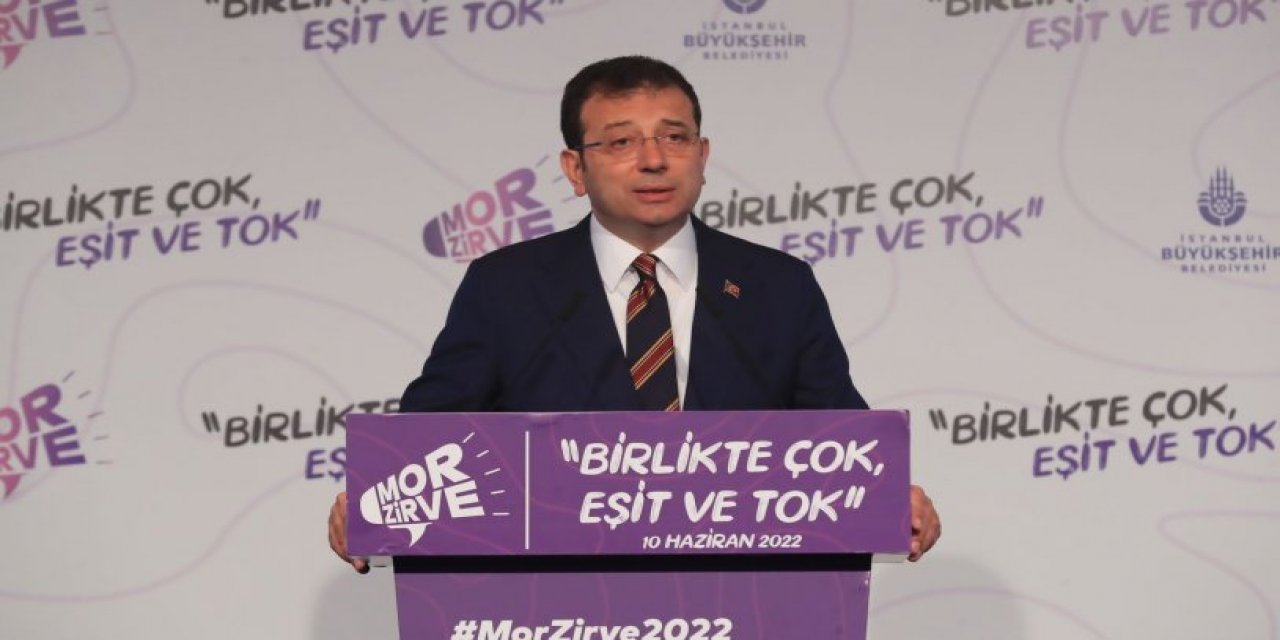 İmamoğlu ‘Mor Zirve’de konuştu: Bir avuç insan İstanbul Sözleşmesi’ni paramparça etti