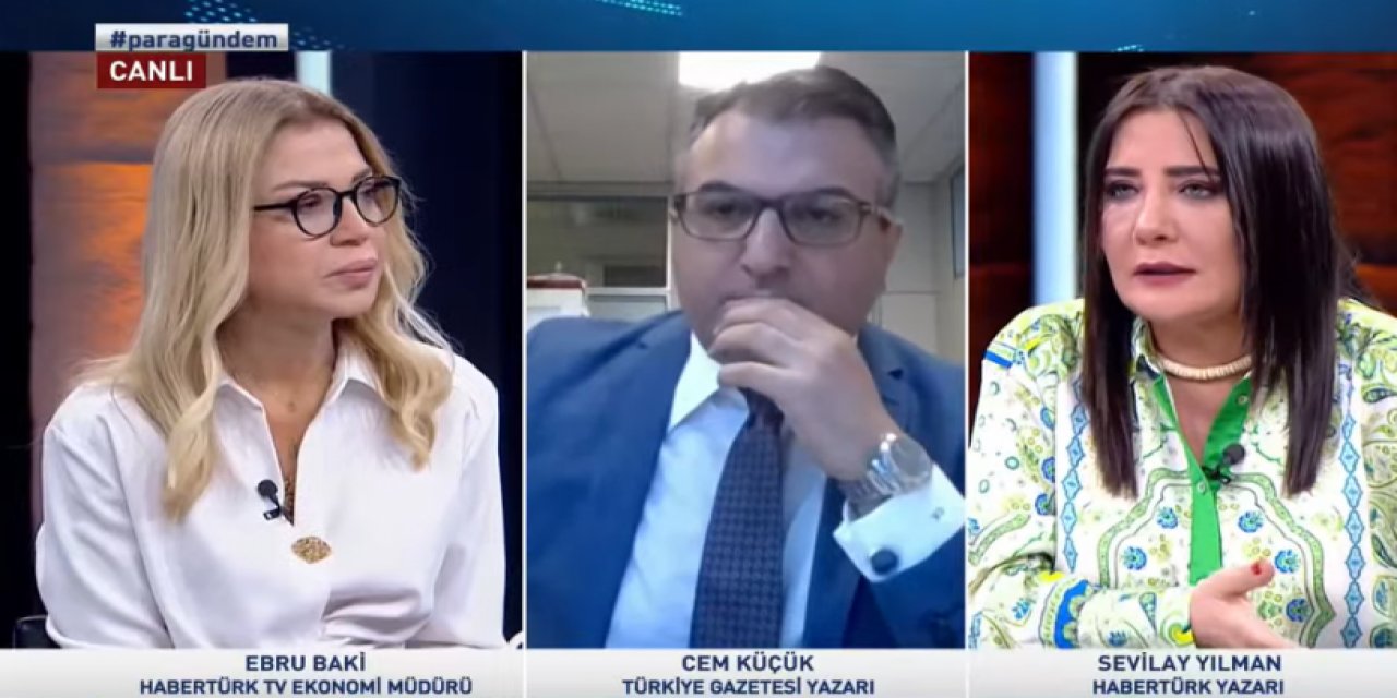 Habertürk'te Sevilay Yılman ile Cem Küçük arasında 'ekonomi' tartışması: 'Hayat çok pahalı, belki iktidar bu yüzden gidecek'