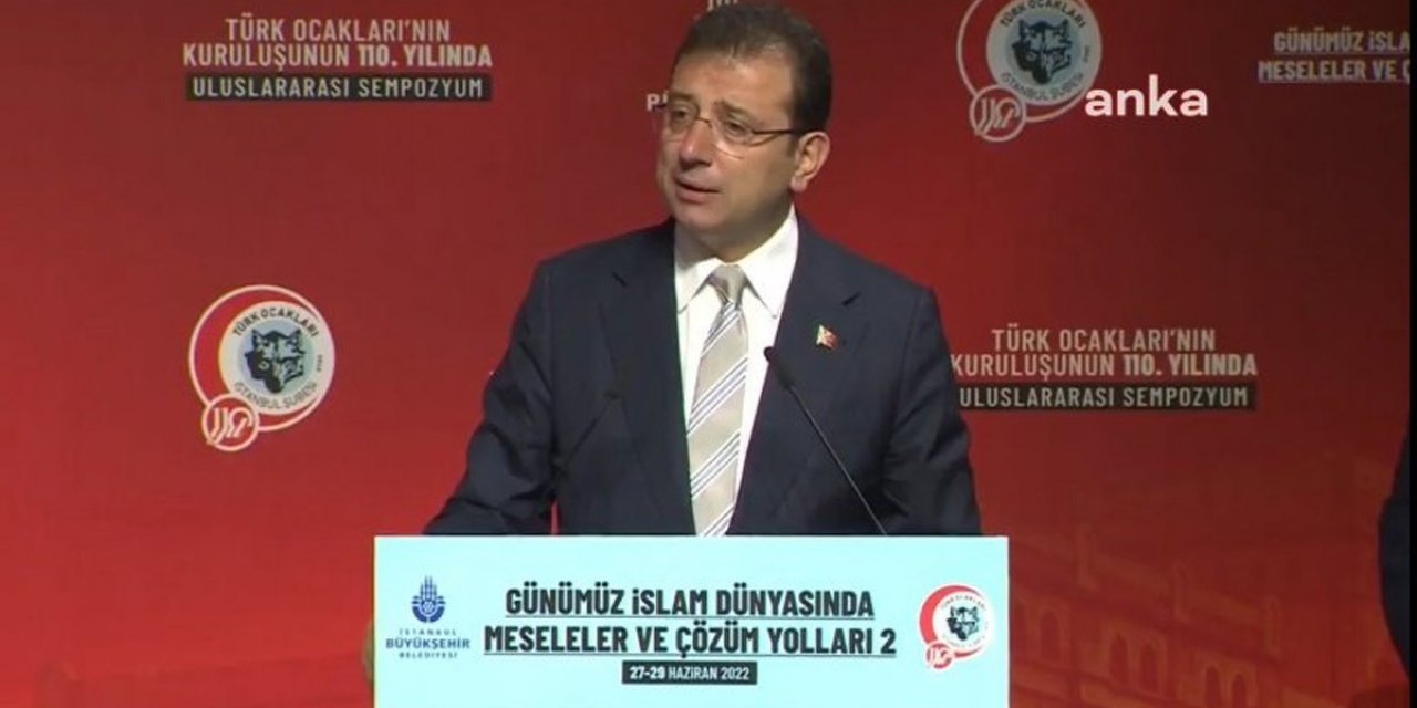İmamoğlu: İslam coğrafyasında çözüm oluşacaksa hala bunun merkezi İstanbul'dur