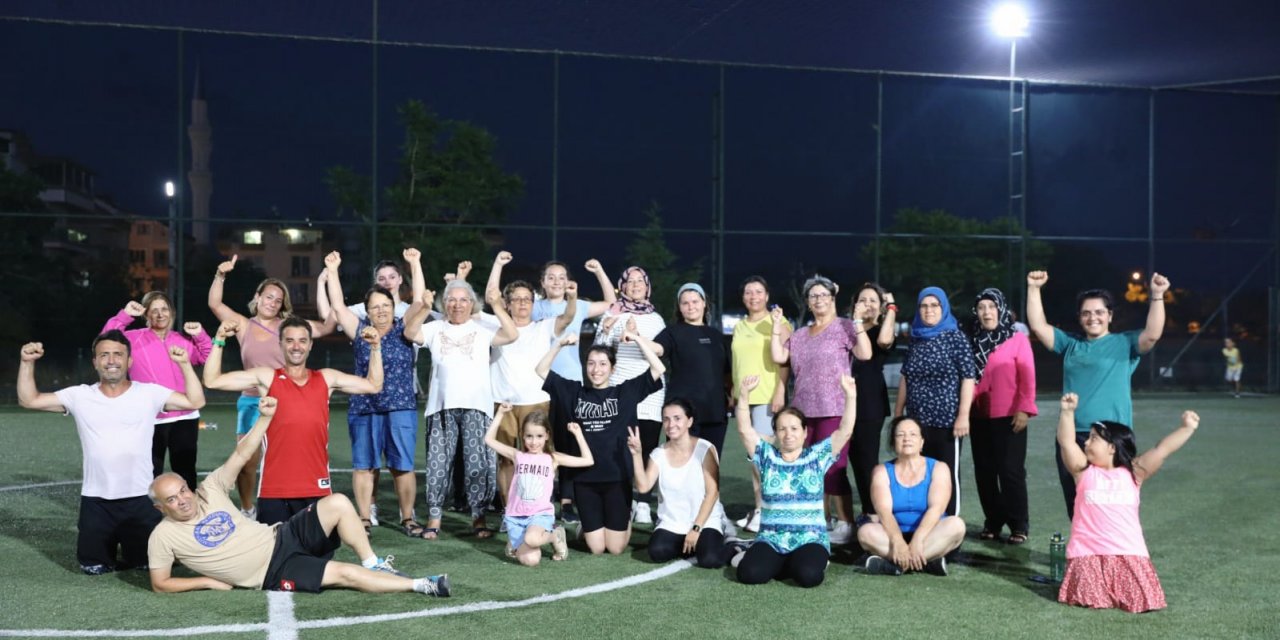 DİDİMLİLER DİDİM BELEDİYESİ İLE DAHA SAĞLIKLI BİR HAYAT İÇİN SPOR YAPIYOR