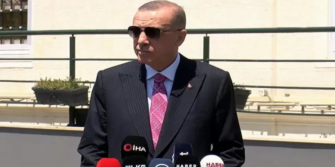 Cumhurbaşkanı Erdoğan Cuma çıkışı konuştu: 'Yunanistan ile savaşa girelim diye bir derdimiz yok...'