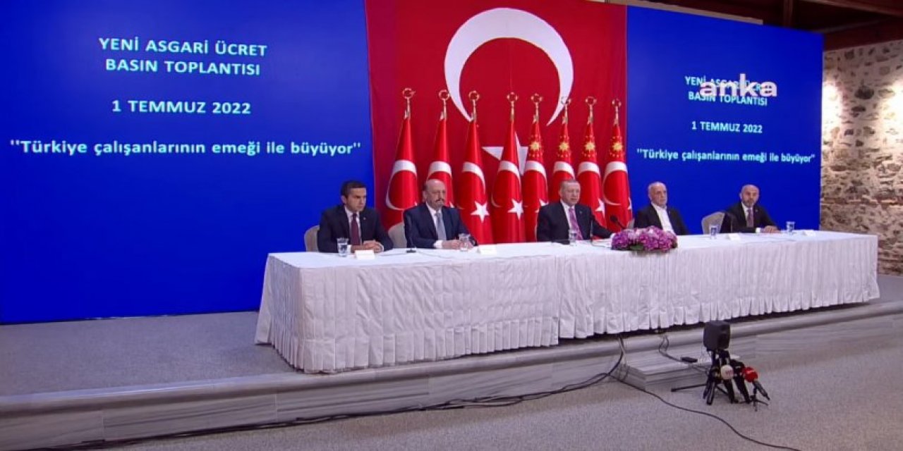 Cumhurbaşkanı Erdoğan yeni asgari ücreti açıkladı!