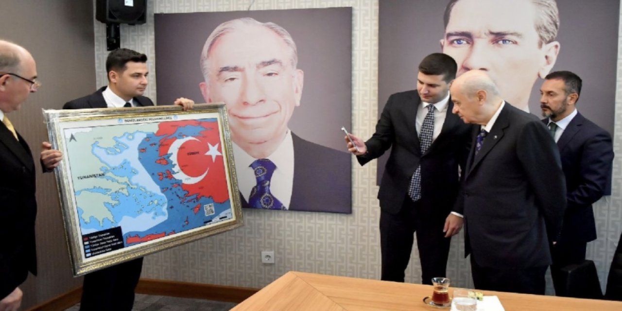 Bahçeli'nin haritası diplomatik krize yol açmıştı: Almanya da devrede