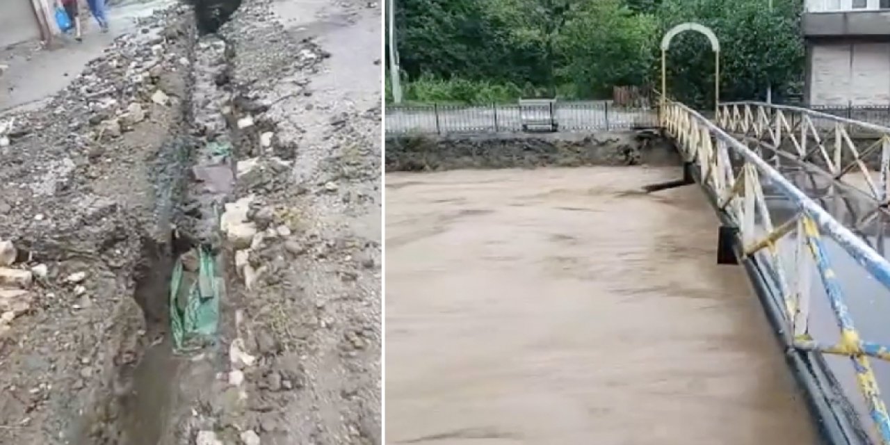 Ordu'da dereler taştı: Şiddetli yağış sonrası evler boşaltıldı