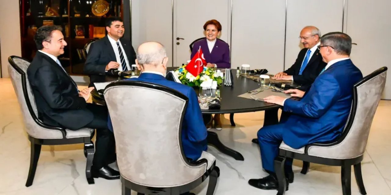 Altılı masanın son toplantısının tarihi değiştirildi!