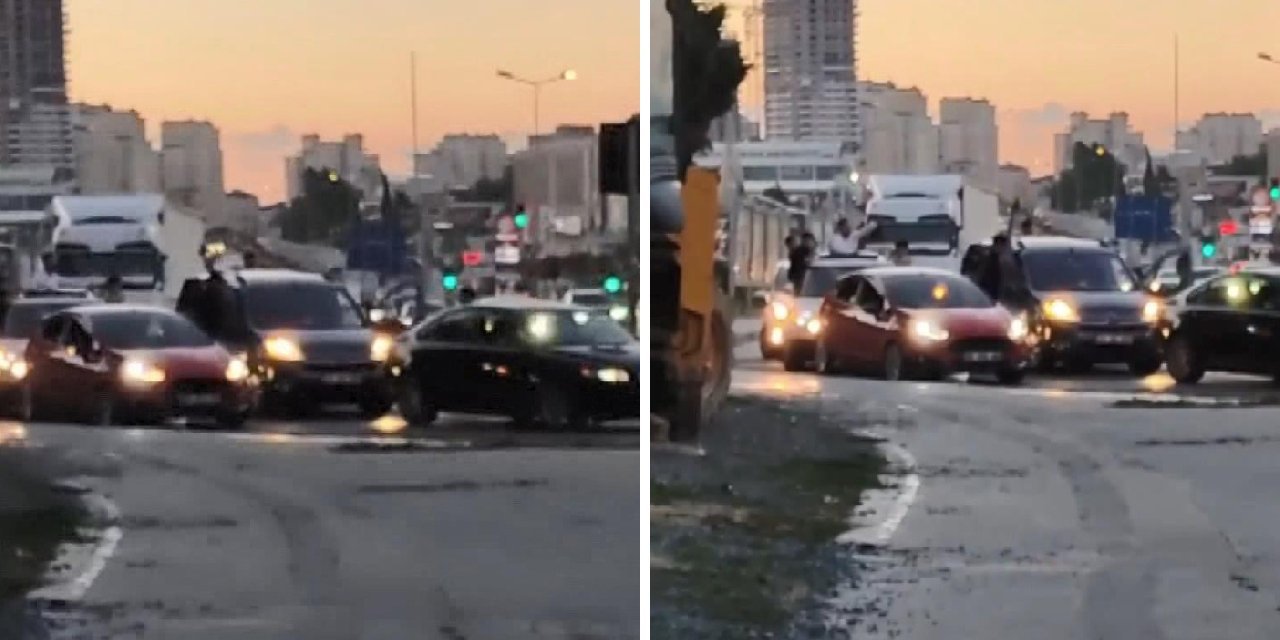 Şehir magandaları yol kesti, havaya ateş açtı