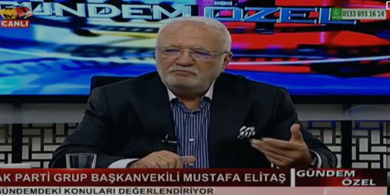 AKP’li Elitaş: Şu an AKP’ye karşı bir kırgınlık var