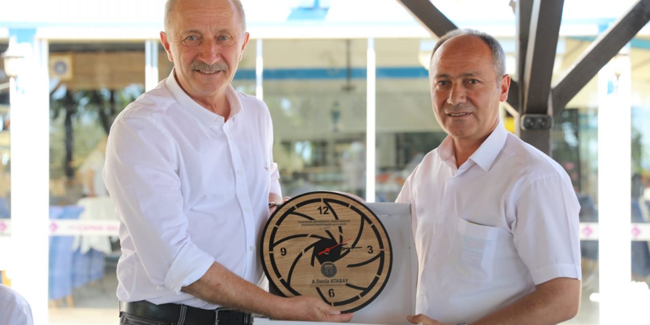 BAŞKAN ATABAY BASIN BAYRAMI'NDA GAZETECİLERLE BİR ARAYA GELDİ