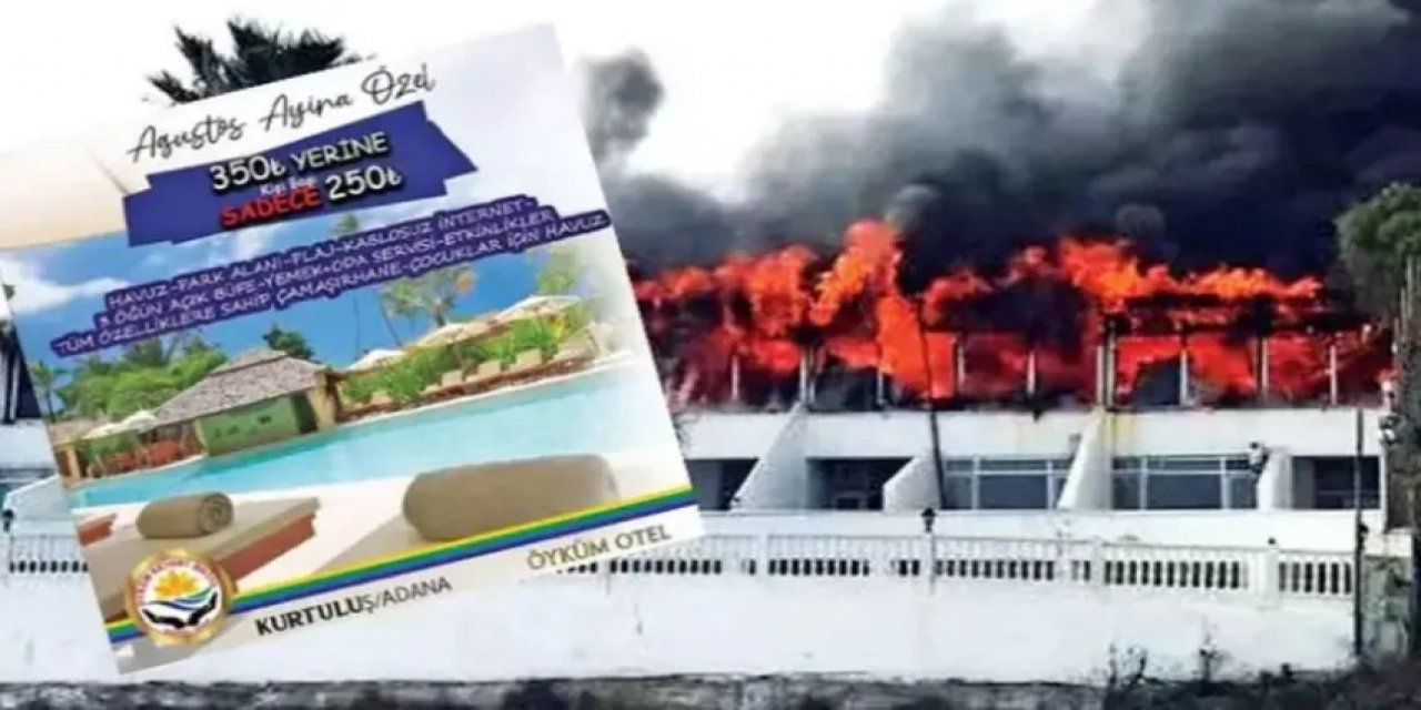 Sahte ilan verip yanmış otelden oda sattılar
