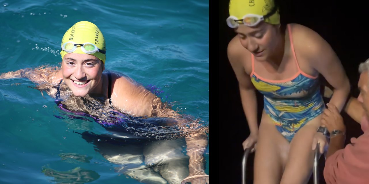 Manş Denizi'ni yüzerek geçen Aysu Türkoğlu, tarihe adını yazdırdı