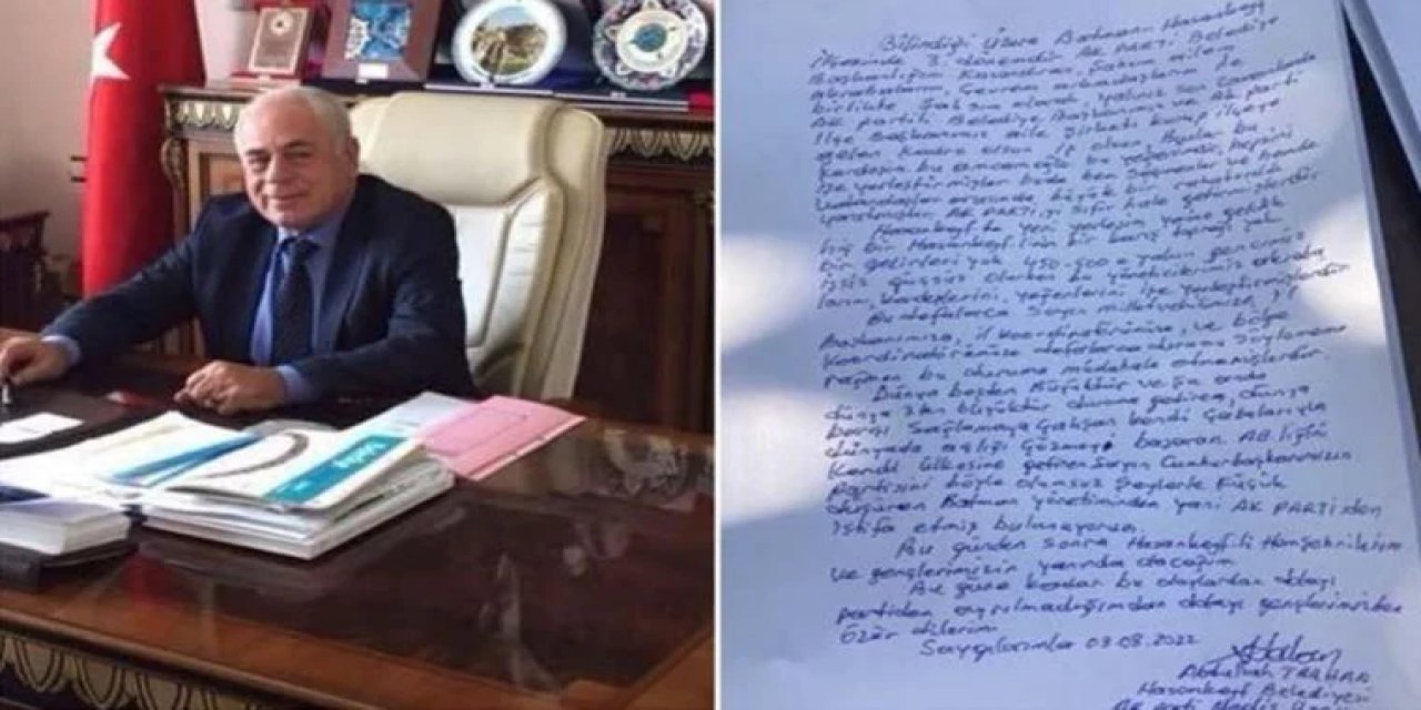 Usulsüz işe alımları açıkladı, AKP'den istifa etti: 'Özür dilerim'