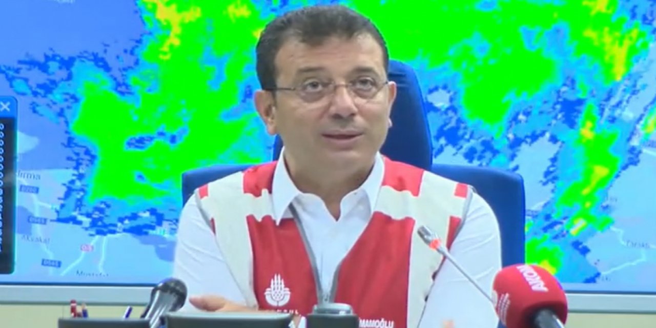 Ekrem İmamoğlu'ndan AKOM'da sağanak yağış açıklaması