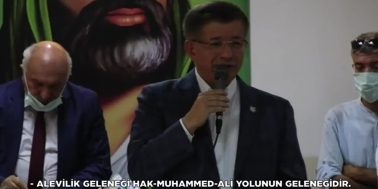 DAVUTOĞLU:“KERBELA’DA NASIL OMUZ OMUZA OLDUYSAK BUGÜN DE OMUZ OMUZAYIZ”