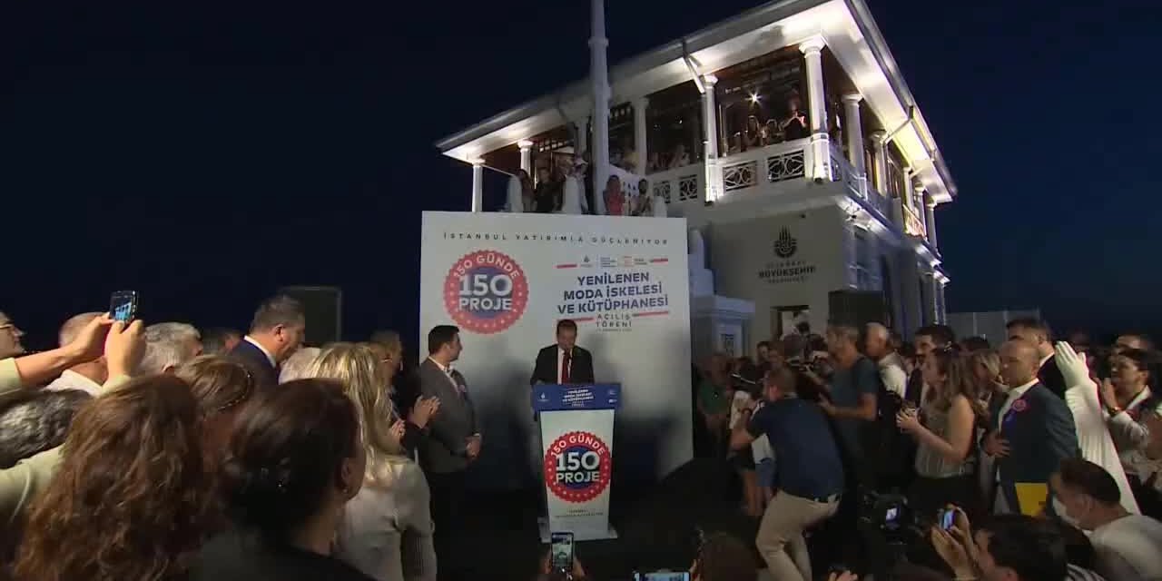 İMAMOĞLU, TARİHİ MODA İSKELESİ’NİN AÇILIŞINDA KONUŞTU: “EĞER GAZİOSMANPAŞA'YLA BAKIRKÖY'Ü EŞİT TUTAMIYORSANIZ; İSTANBUL'A BELEDİYE BAŞKANLIĞI YAPAMAZSINIZ”