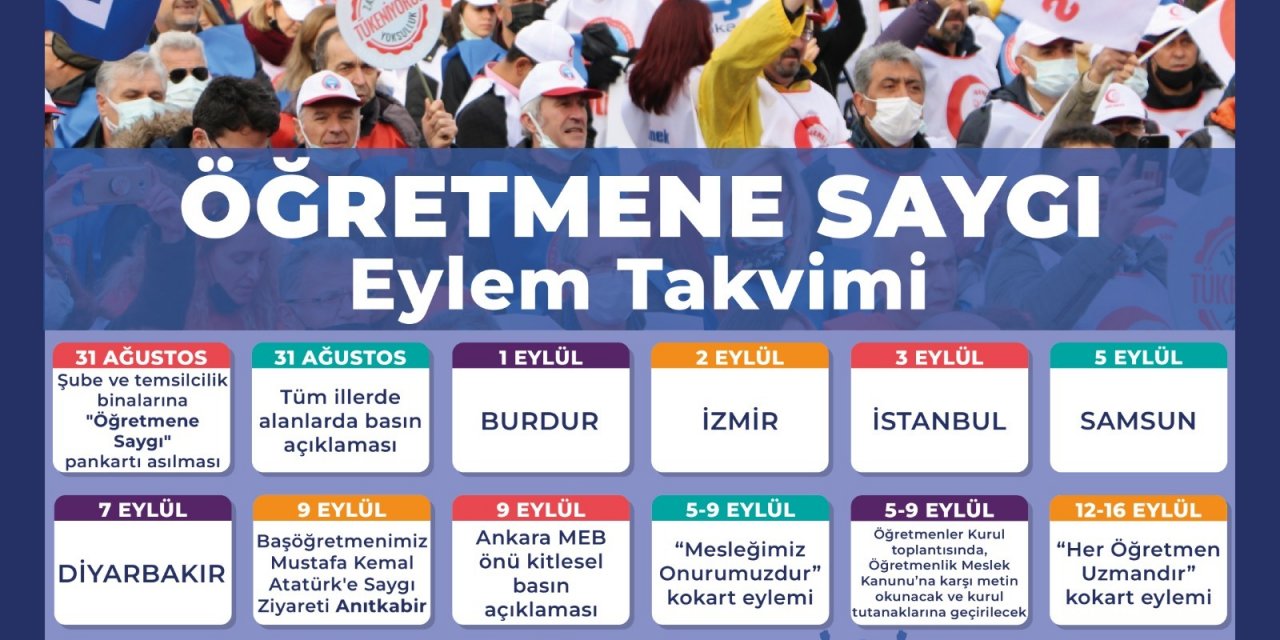 EĞİTİM-İŞ, “ÖĞRETMENE SAYGI” EYLEMLERİNE BAŞLAYACAĞINI AÇIKLADI