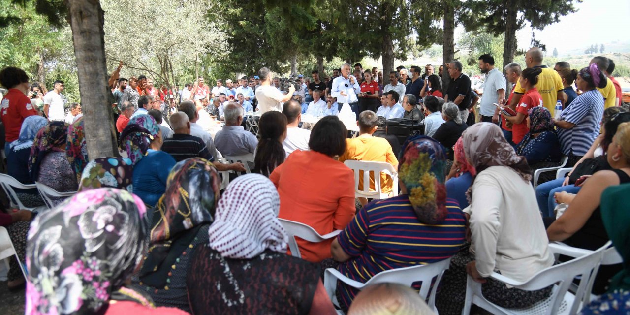 BAŞKAN ZEYDAN KARALAR KOZAN, FEKE VE YUMURTALIK’TA HALKLA BULUŞTU