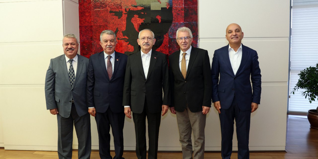 ÖDEMİŞ BELEDİYE BAŞKAN ERİŞ, CHP LİDERİ KEMAL KILIÇDAROĞLU’NU ZİYARET ETTİ