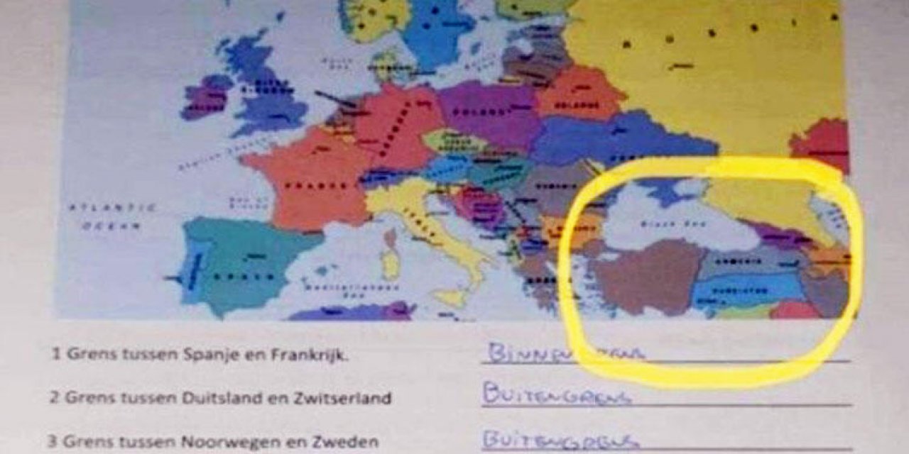 Hollanda'da skandal Türkiye haritası! "Rüyanızda görürsünüz"