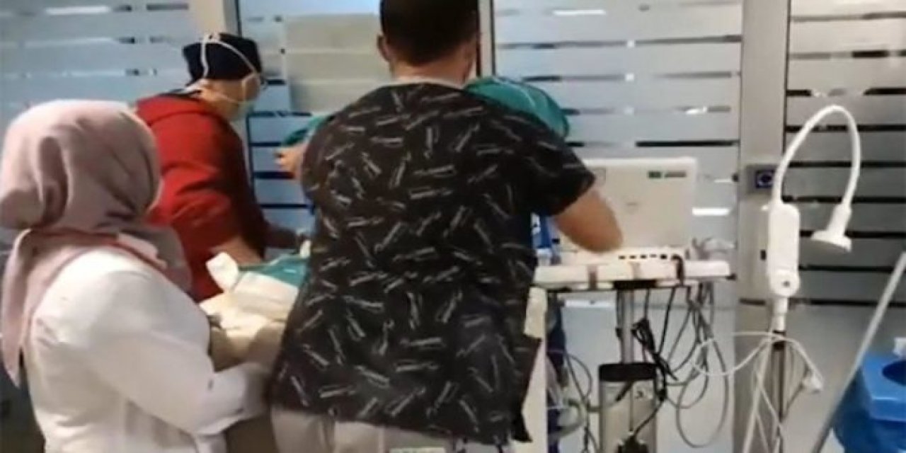 Çok büyük ayıp... Kınıyoruz...  Hasta yakınları saldırdı, sağlık çalışanları canlarını barikat kurarak korudu!
