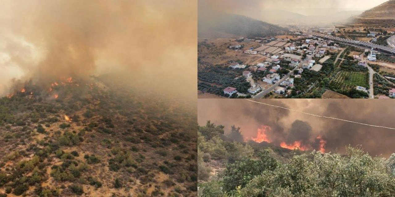Akkuyu Nükleer Santrali'nin inşa edildiği bölgede orman yangını: Evler tahliye edildi