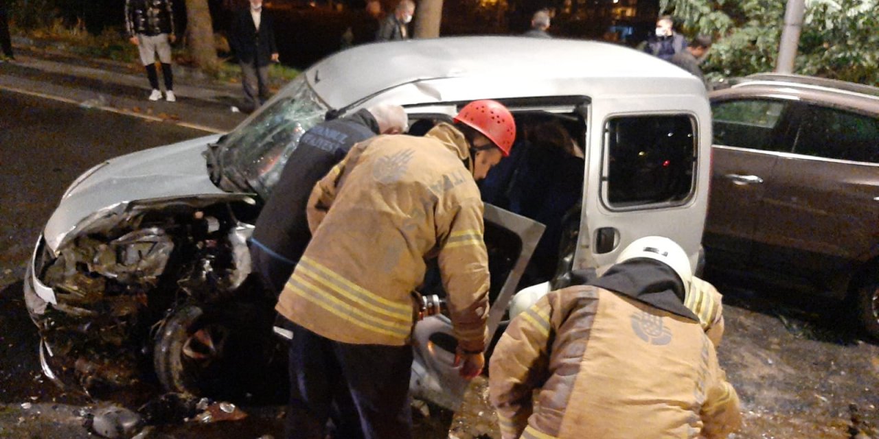 Büyükçekmece'de zincirleme kaza: 5 yaralı