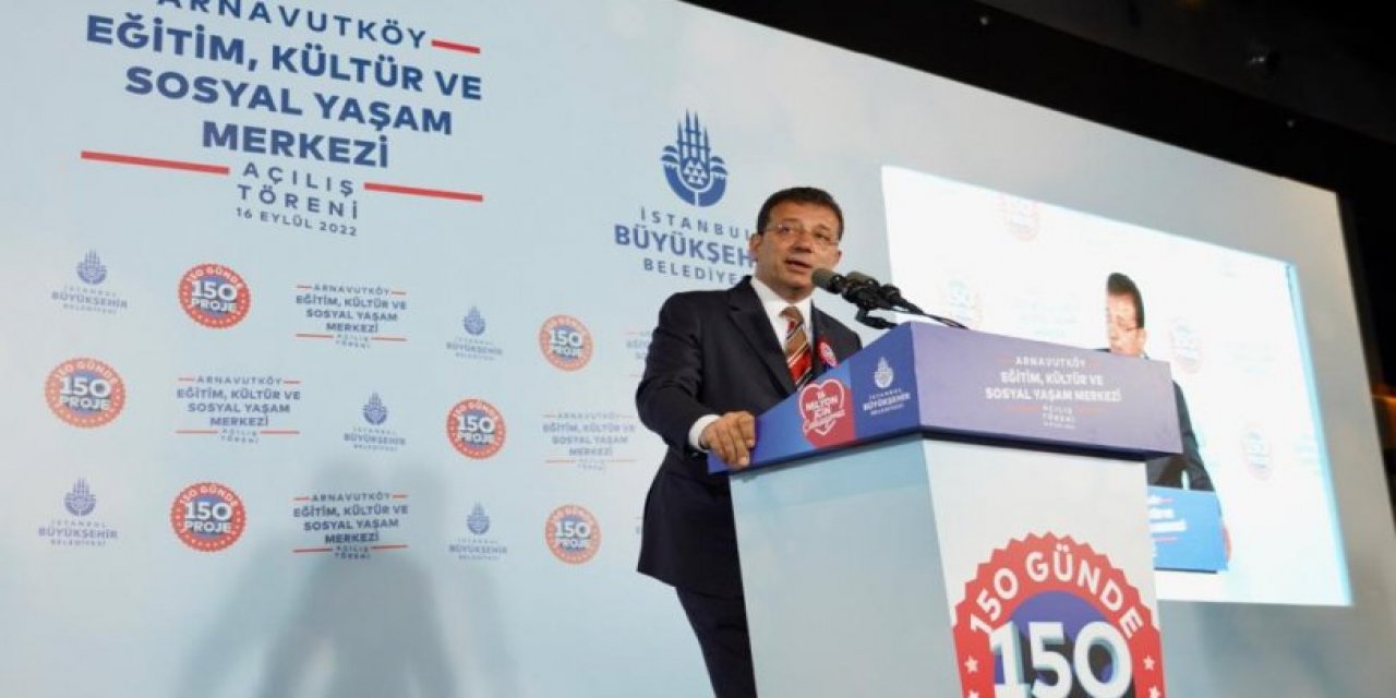 İmamoğlu'ndan AKP'ye: Şaibeli birkaç projenin arkasına sığınarak sadece algı yönetmiş olursunuz